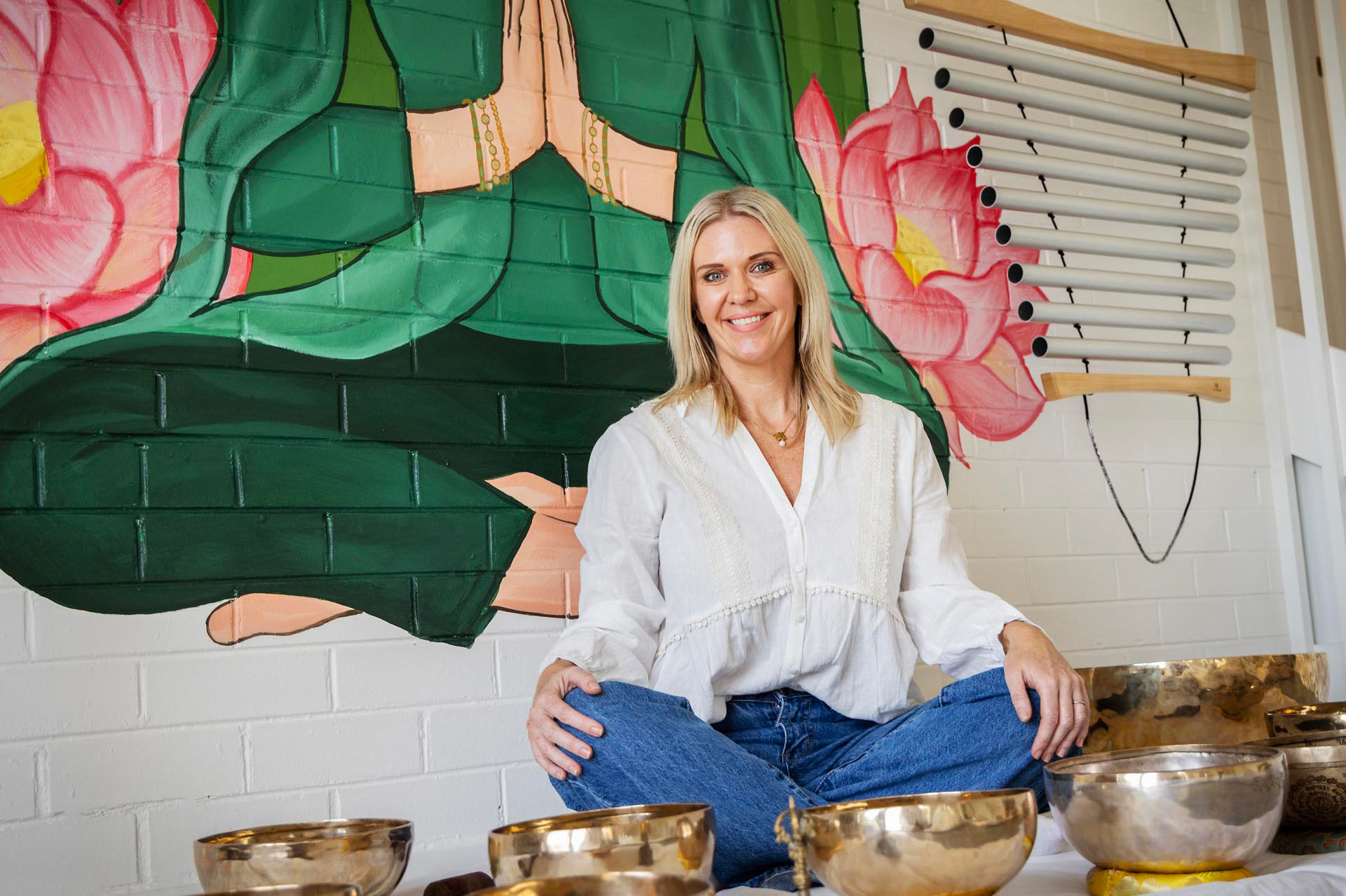 Sound healing with Kath at Peninsula Retreat House